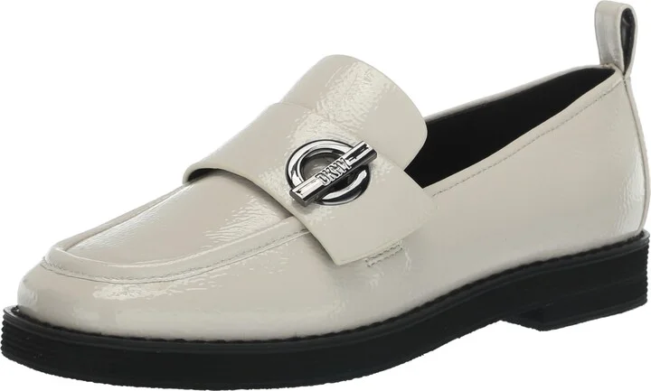 DKNY Women's Krissa Slip On Faux Leather Loafer