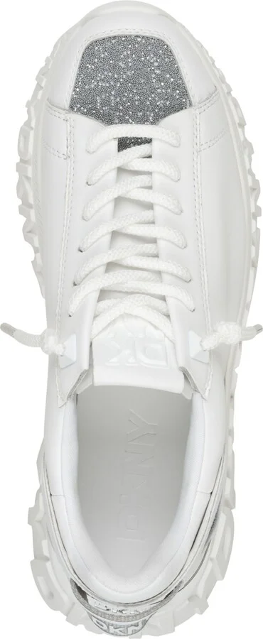 Dkny Women's LaCamp Glitter Sneakers - Image 4