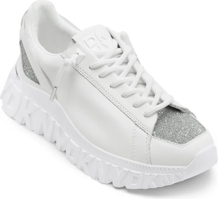 Dkny Women's LaCamp Glitter Sneakers