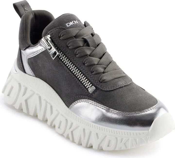 Dkny Women's Lakelyn Zip Platform Sneakers