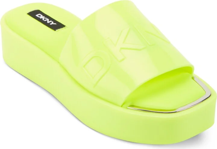 Dkny Women's Laren Platform Slide Sandals