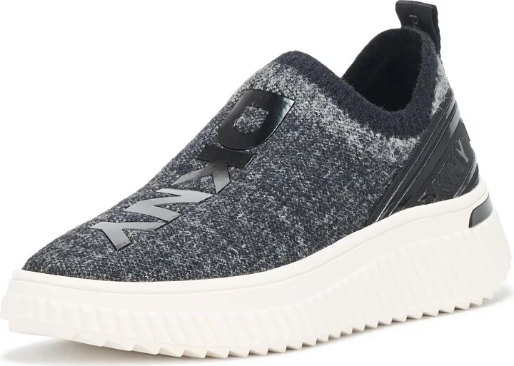 DKNY Women's Leighton Slip On Sneaker with Logo