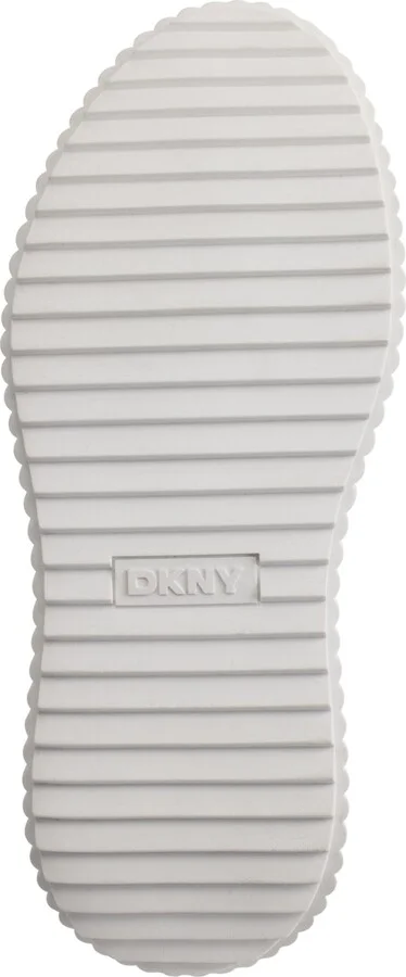 Dkny Women's Leon Lace-Up Logo Sneakers - Bright White/ Black - Image 5