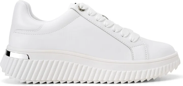 Dkny Women's Lobeco Lace-Up Platform Sneakers - White, Black - Image 10