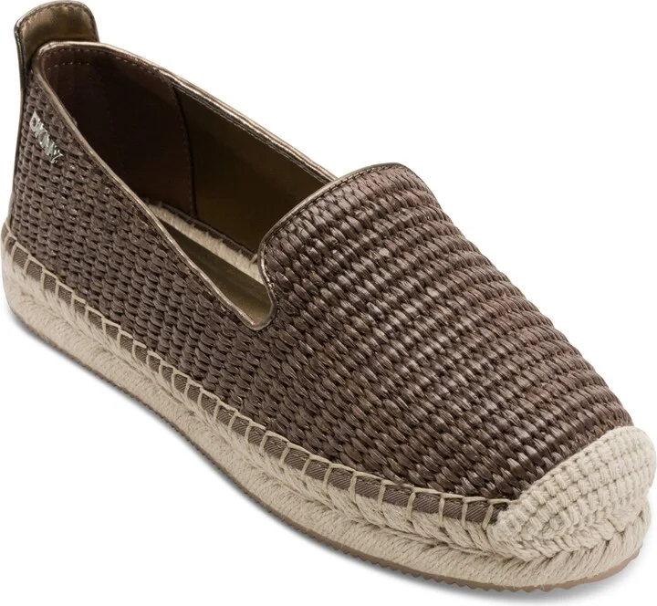 Dkny Women's Mallandra Espadrille Flats - Brown/ Bronze