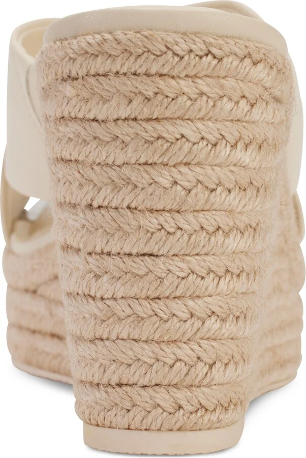 Dkny Women's Maryn Crossband Espadrille Platform Wedge Sandals - Image 3