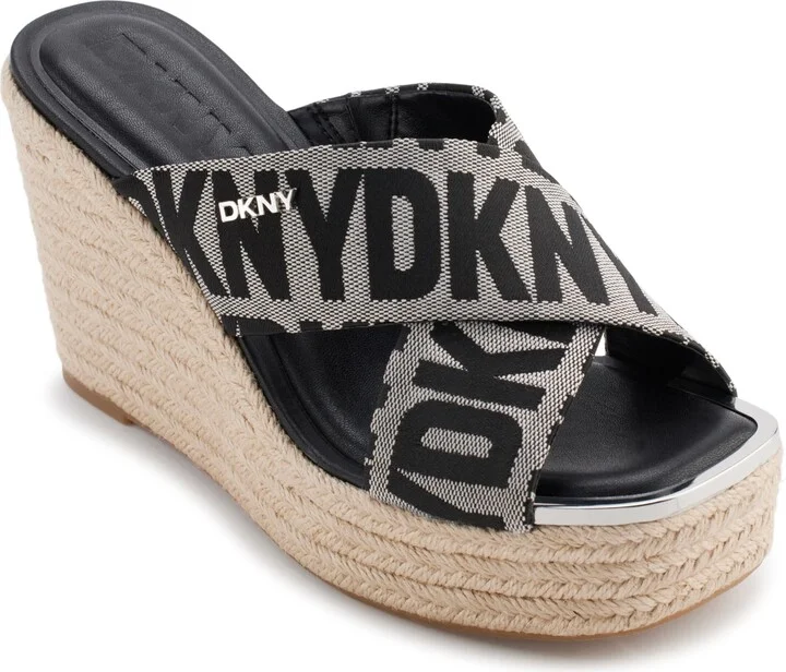 DKNY Women's Maryn X Band-Wedge Sneaker