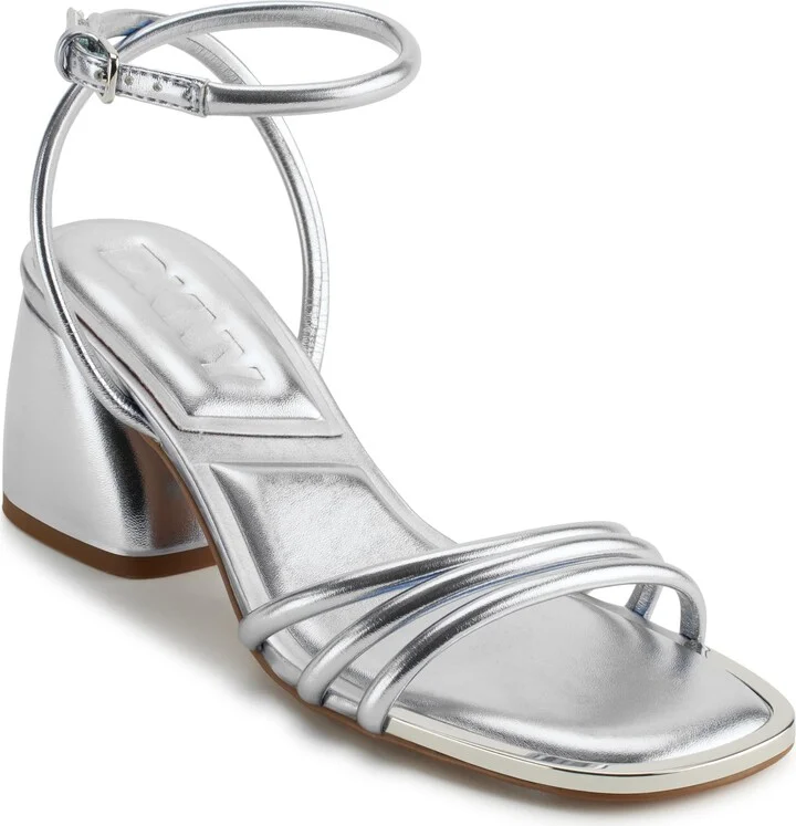 DKNY Women's Mid Ankle Dress Sandal Heeled
