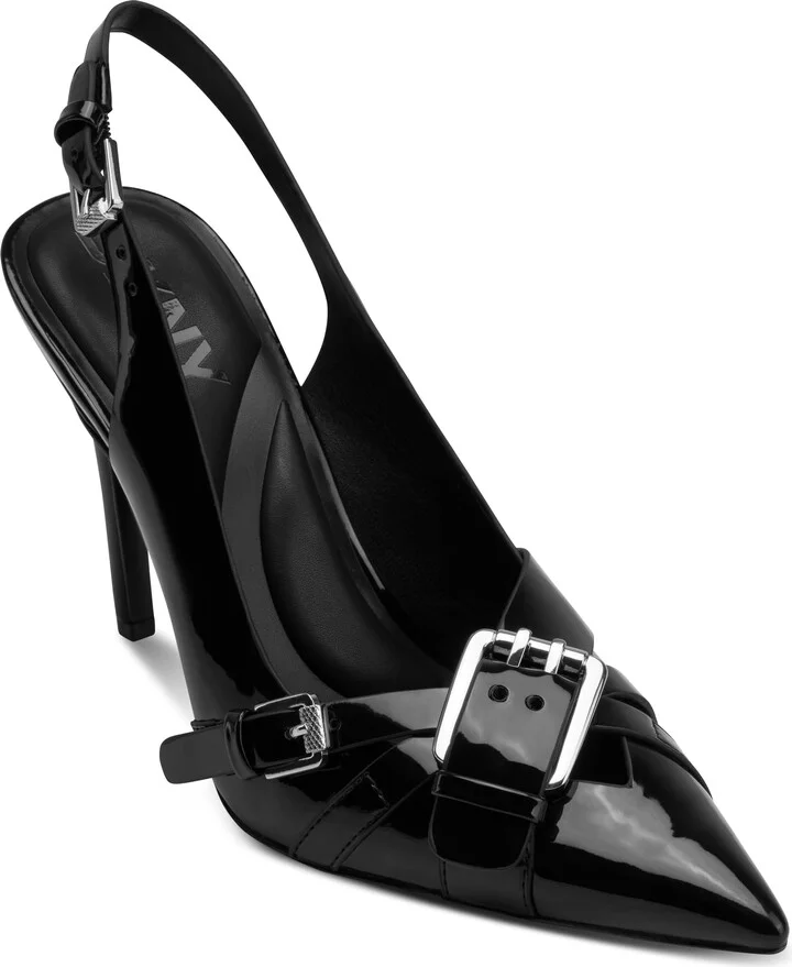 DKNY Women's Modeste Slingback Pump with Belt Detail