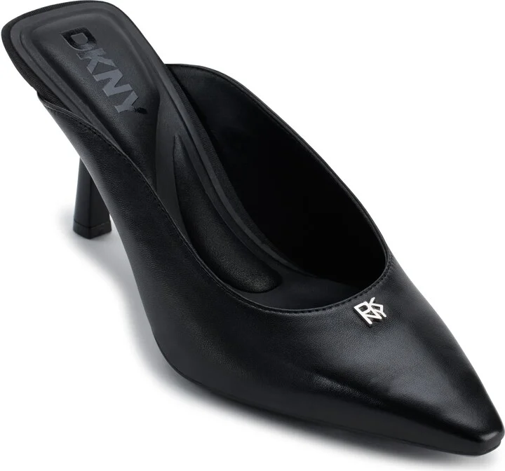 DKNY Women's Netta Pointed Toe Heeled Mule Sandal