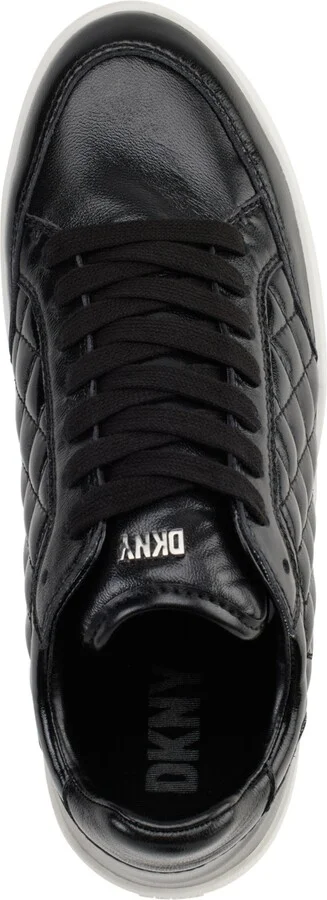 Dkny Women's Oriel Quilted Lace-Up Low-Top Sneakers - Image 8