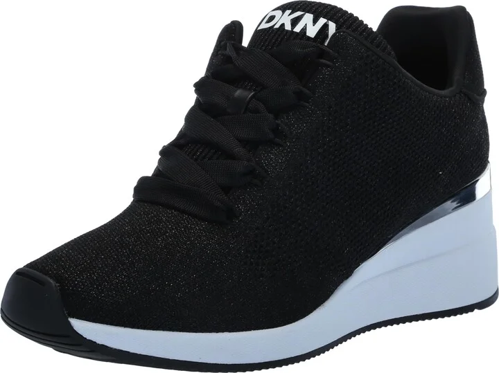 DKNY Women's Parks Lace Up-Wedge Sandal Heeled