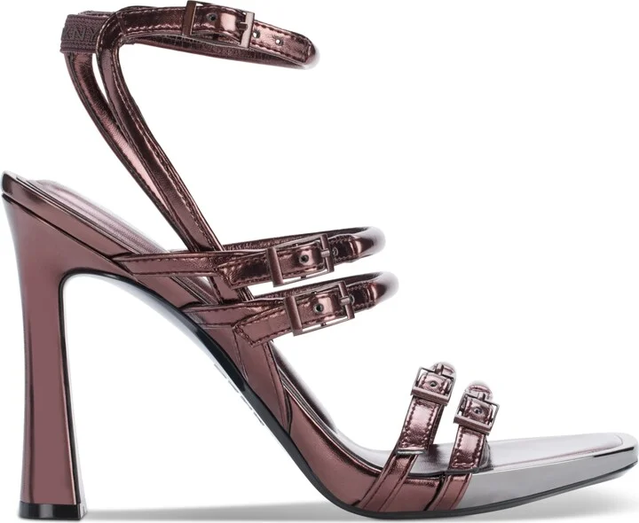 Dkny Women's Strappy Multi-Buckle Stiletto Sandals - Image 2