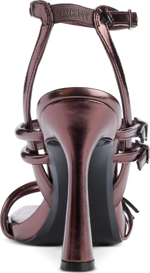 Dkny Women's Strappy Multi-Buckle Stiletto Sandals - Image 3