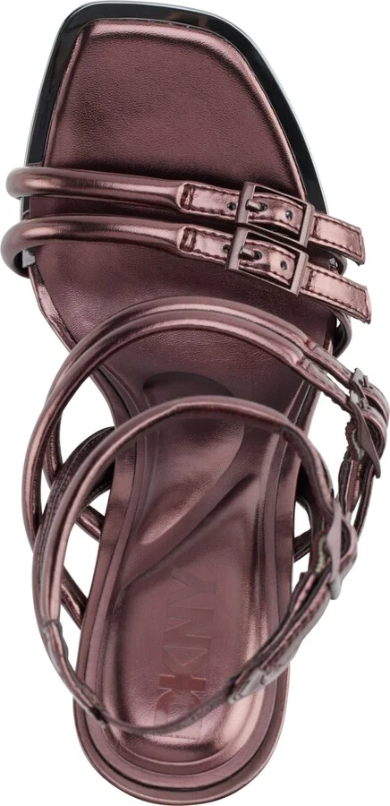 Dkny Women's Strappy Multi-Buckle Stiletto Sandals - Image 4