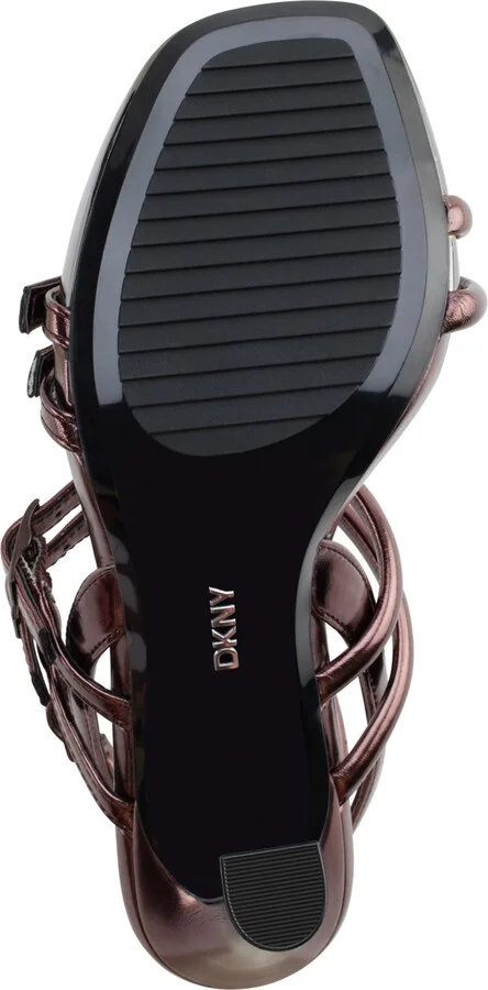 Dkny Women's Strappy Multi-Buckle Stiletto Sandals - Image 5