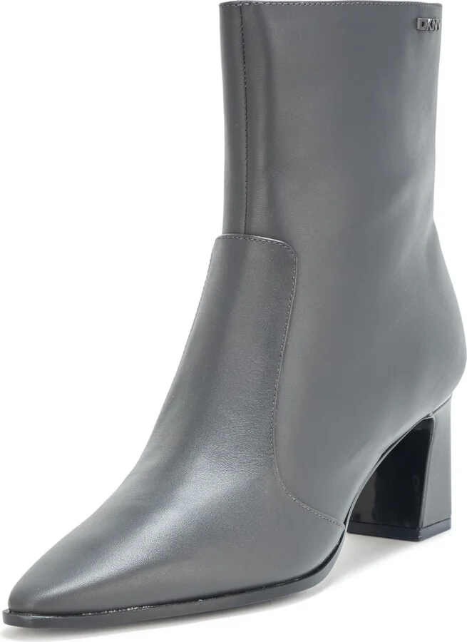 DKNY Women's Sunny Evening Slip On Heeled Bootie Fashion Boot