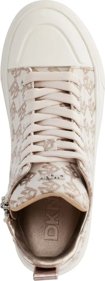 Dkny Women's Yaser Lace-Up Mid Top Sneakers - Image 4