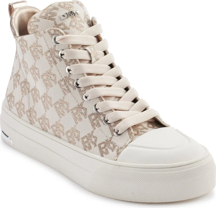 Dkny Women's Yaser Lace-Up Mid Top Sneakers
