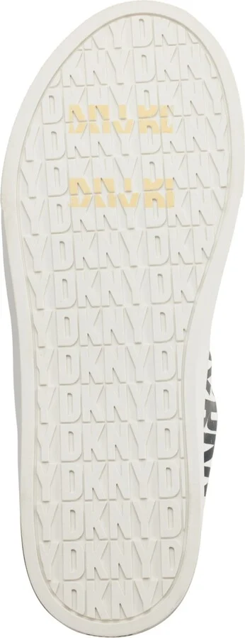 Dkny Women's York Lace-Up Low-Top Sneakers - Black/ Eggnog - Image 5