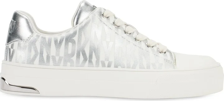Dkny Women's York Lace-Up Low-Top Sneakers - Black/ Eggnog - Image 6
