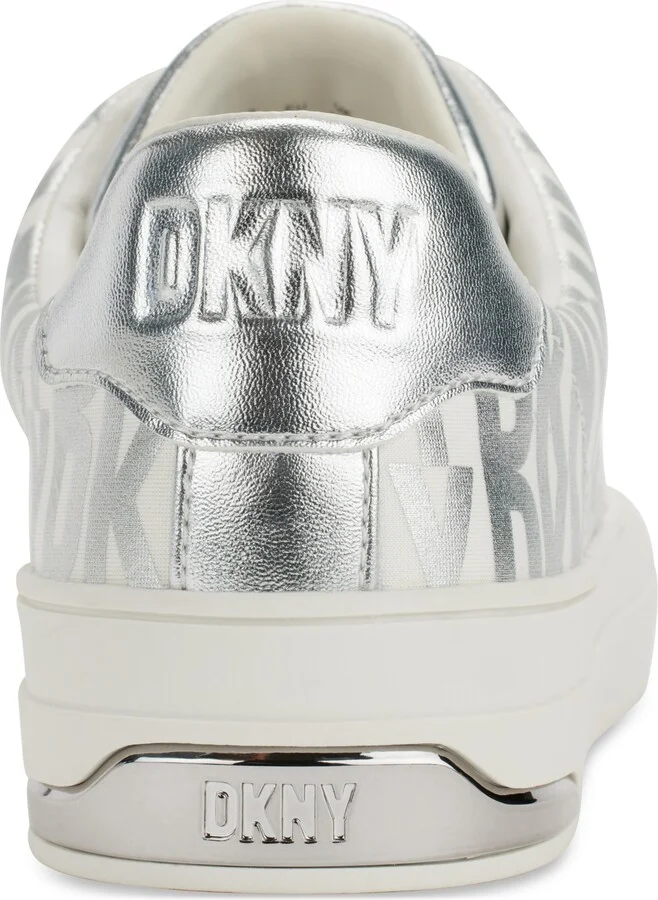 Dkny Women's York Lace-Up Low-Top Sneakers - Black/ Eggnog - Image 7