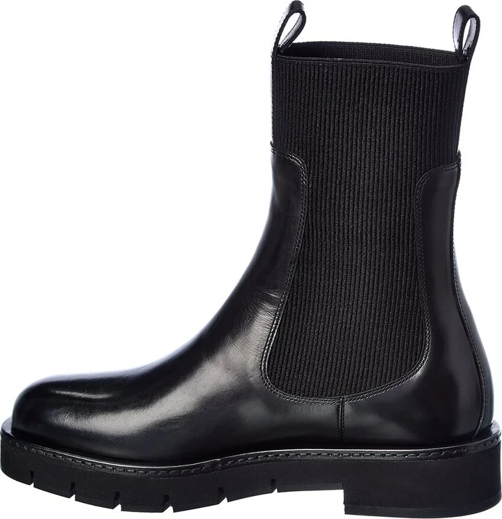 Dnu Pack Ferragamo Otello Leather Bootie - Image 2