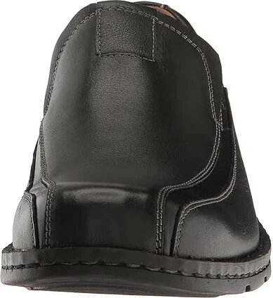 Dockers Agent Bike Toe Slip On Men's Shoes Black Tumbled Leather : 8 E - Wide - Image 5