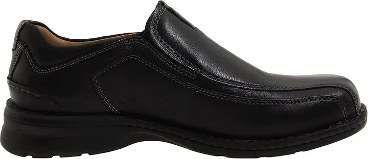 Dockers Agent Bike Toe Slip On Men's Shoes Black Tumbled Leather : 8 E - Wide - Image 7
