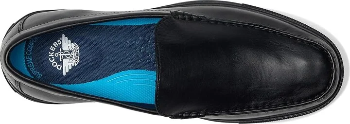 Dockers Baltic Men's Slip on Shoes Black : 7.5 D - Medium, Full Grain leather - Image 2