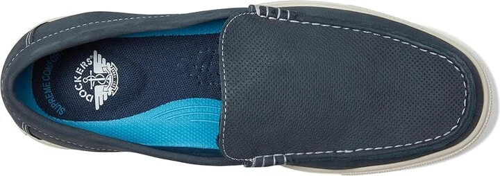 Dockers Bancroft Men's Slip on Shoes Navy : 7 D - Medium, Leather - Image 2