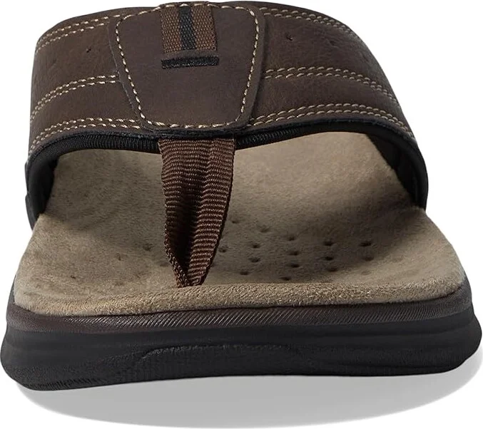 Dockers Banks Men's Sandals Dark Brown/Black : 12 D - Medium, Leather - Image 2