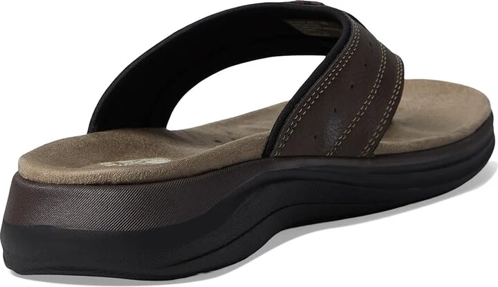 Dockers Banks Men's Sandals Dark Brown/Black : 12 D - Medium, Leather - Image 4