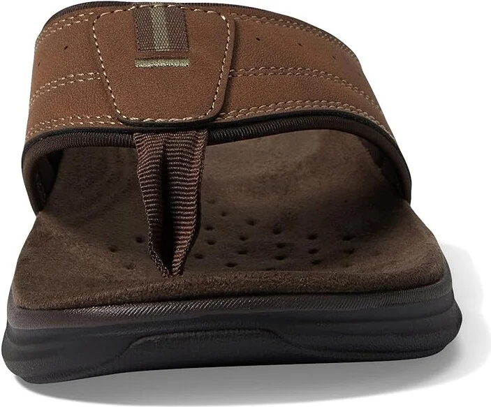 Dockers Banks Men's Sandals Dark Tan : 8 D - Medium, Leather - Image 2