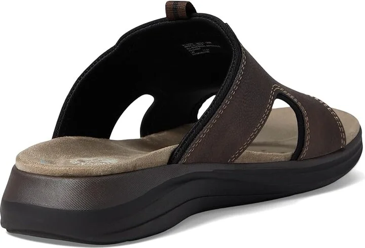 Dockers Barlin Men's Sandals Dark Brown/Black : 9 E - Wide, Leather - Image 4