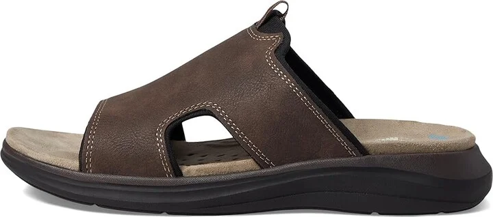 Dockers Barlin Men's Sandals Dark Brown/Black : 9 E - Wide, Leather - Image 5
