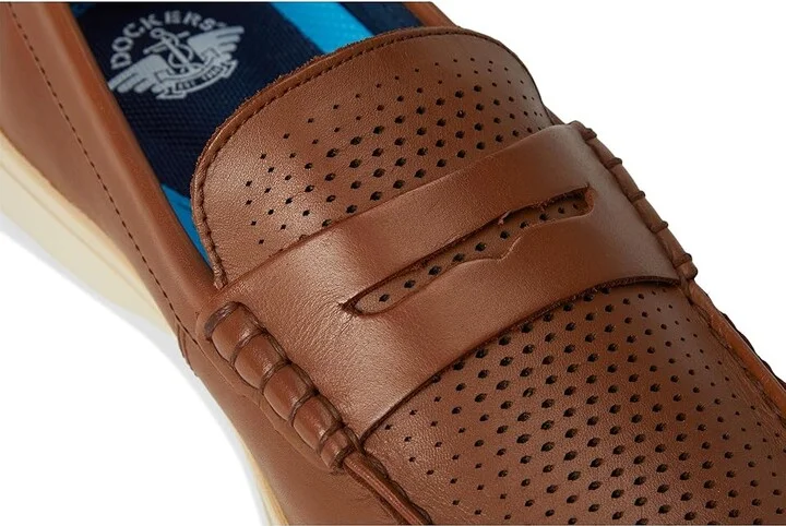 Dockers Bellwood Men's Slip on Shoes Butterscotch : 9.5 D - Medium, Leather - Image 7