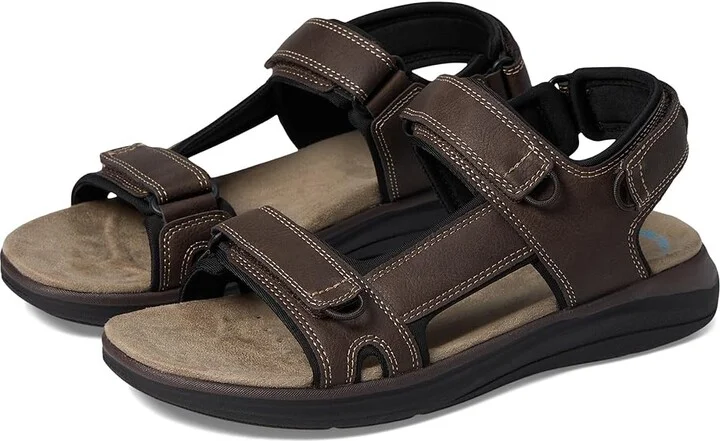 Dockers Bradburn Men's Sandals Dark Brown/Black : 11 D - Medium, Leather