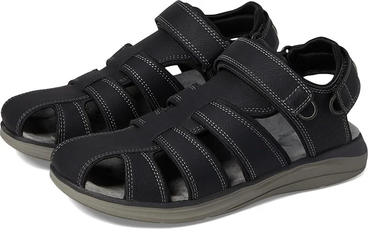 Dockers Byrd Men's Sandals Black : 11 D - Medium, Leather