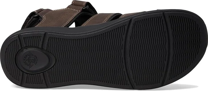 Dockers Byrd Men's Sandals Dark Brown/Black : 12 E - Wide, Leather - Image 3