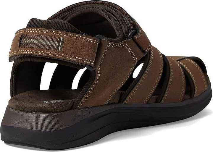 Dockers Byrd Men's Sandals Dark Tan : 13 D - Medium, Leather - Image 4