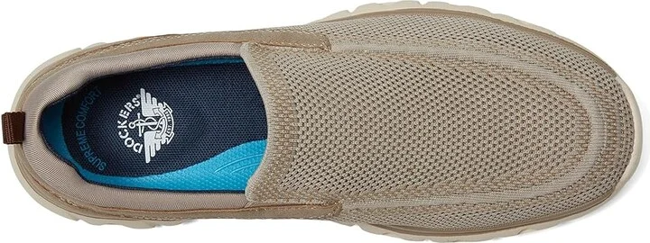 Dockers Caden Men's Slip on Shoes Taupe : 7.5 D - Medium, Leather - Image 2