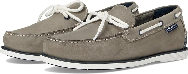 Dockers Darnell Men's Slip on Shoes Charcoal : 8 D - Medium, Leather