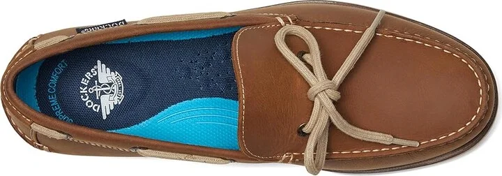 Dockers Darnell Men's Slip on Shoes Dark Tan : 13 D - Medium, Leather - Image 2