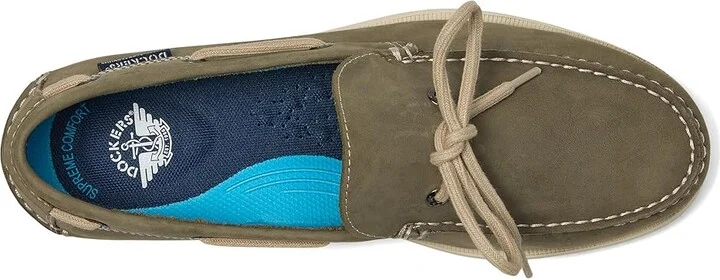 Dockers Darnell Men's Slip on Shoes Olive : 9 D - Medium, Leather - Image 2