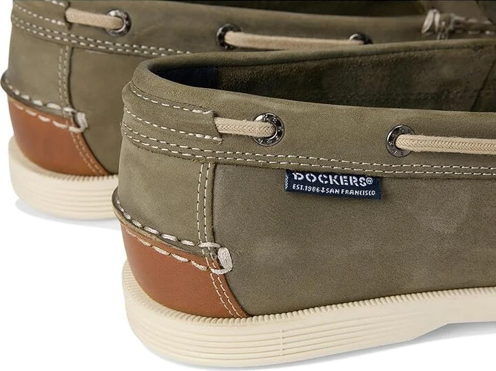 Dockers Darnell Men's Slip on Shoes Olive : 9 D - Medium, Leather - Image 7