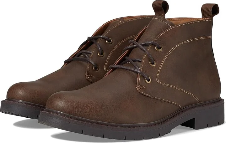 Dockers Dartford Men's Boots Dark Brown : 7.5 D - Medium, Synthetic