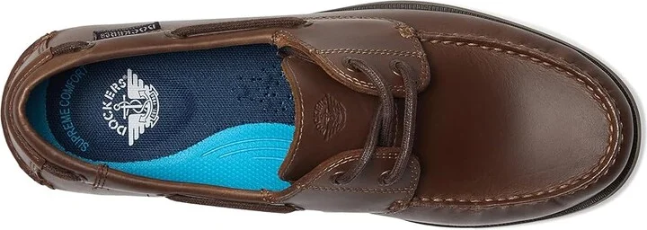 Dockers Dennison Men's Slip on Shoes Chestnut : 7 D - Medium, Leather - Image 2