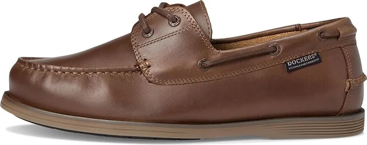 Dockers Dennison Men's Slip on Shoes Chestnut : 7 D - Medium, Leather - Image 6