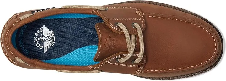 Dockers Dennison Men's Slip on Shoes Dark Brown : 9 D - Medium, Leather - Image 2